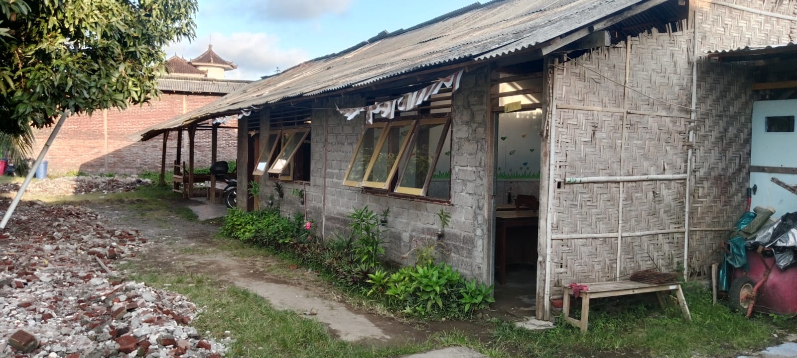 Gedung Kelas Mts As-Shiddiqiyyah yang akan di bangun